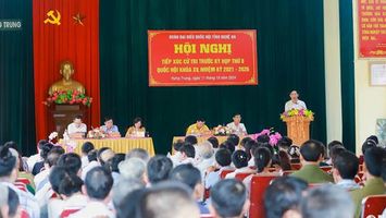 Đoàn đại biểu Quốc hội tỉnh tổ chức tiếp xúc cử tri trước và sau kỳ họp thường lệ thứ 9, Quốc hội khóa XV