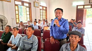 Đại biểu HĐND tỉnh tiếp xúc cử tri tại huyện Nghi Lộc