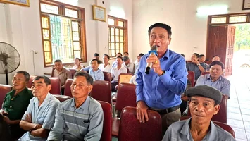 Đại biểu HĐND tỉnh tiếp xúc cử tri tại huyện Nghi Lộc
