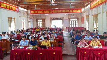 Đại biểu HĐND tỉnh tiếp xúc cử tri tại xã Bạch Ngọc, huyện Đô Lương