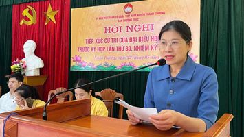 Nhiều vấn đề dân sinh được phản ánh tại buổi tiếp xúc cử tri tại xã Xuân Dương, huyện Thanh Chương