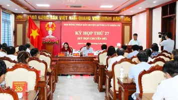 HĐND huyện Quỳnh Lưu thông qua các Nghị quyết về quyết toán ngân sách và điều chỉnh vốn đầu tư công