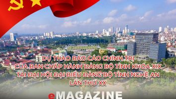 Xây dựng Đảng bộ trong sạch, vững mạnh; đổi mới toàn diện, phát triển đột phá, phấn đấu đưa Nghệ An trở thành cực tăng trưởng tầm quốc gia trong kỷ nguyên phát triển mới