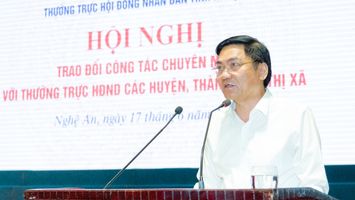 Đánh giá, ghi nhận kết quả hoạt động của HĐND cấp huyện và chuẩn bị triển khai mô hình chính quyền địa phương hai cấp gắn với hoạt động của HĐND *