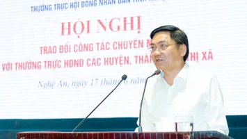 Đánh giá, ghi nhận kết quả hoạt động của HĐND cấp huyện và chuẩn bị triển khai mô hình chính quyền địa phương hai cấp gắn với hoạt động của HĐND *