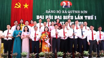 Đại hội Đảng bộ xã Quỳnh Sơn lần thứ nhất, nhiệm kỳ 2025 - 2030