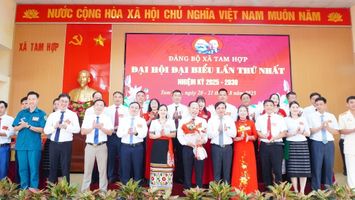 Đại hội Đảng bộ xã Tam Hợp lần thứ I thành công tốt đẹp, đặt mục tiêu đạt chuẩn nông thôn mới vào năm 2030