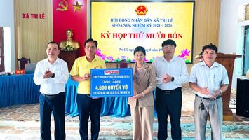 Trưởng Ban Dân tộc HĐND tỉnh dự kỳ họp thường lệ giữa năm của HĐND xã Tri Lễ
