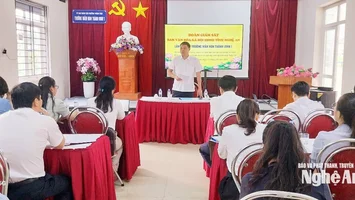 Giám sát hoạt động các cơ sở giáo dục sau sắp xếp và việc tổ chức dịch vụ bán trú, nội trú tại phường Thành Vinh