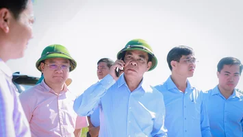 Dự án hơn 57 tỷ đồng chậm tiến độ, Chủ tịch UBND tỉnh Nghệ An trực tiếp điện đôn đốc nhà thầu từ hiện trường