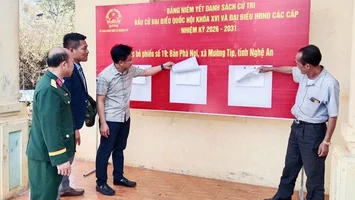 Nghiêm túc, khẩn trương triển khai công tác chuẩn bị tổ chức bỏ phiếu sớm tại 55 khu vực bỏ phiếu thuộc 12 xã miền núi, vùng sâu, vùng xa, biên giới