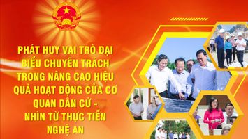 Phát huy vai trò đại biểu chuyên trách trong nâng cao hiệu quả hoạt động của cơ quan dân cử - nhìn từ thực tiễn Nghệ An