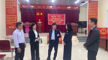 Đoàn giám sát, kiểm tra số 3 về công tác bầu cử của Thường trực HĐND tỉnh làm việc tại xã Xuân Lâm, Hạnh Lâm, Cát Ngạn, Đô Lương, Bạch Hà, Văn Hiến