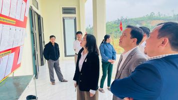 Kiểm tra công tác chuẩn bị bầu cử tại các xã: Kim Bảng, Bích Hào, Hoa Quân