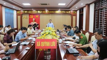 Thường trực HĐND xã Quỳnh Lưu giám sát việc thực hiện nghị quyết của HĐND xã