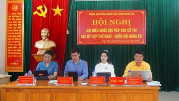 Cử tri xã Nga My kiến nghị đầu tư hạ tầng, tháo gỡ vướng mắc đất sản xuất