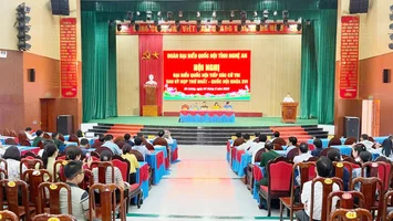 Đoàn ĐBQH tỉnh Nghệ An: Kịp thời chuyển tải 117 kiến nghị cử tri và kết quả xử lý quyết liệt 22 đơn thư trong tháng 5