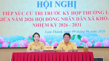 Xã Lam Thành hoàn thành đợt tiếp xúc cử tri trước kỳ họp thường lệ giữa năm 2026