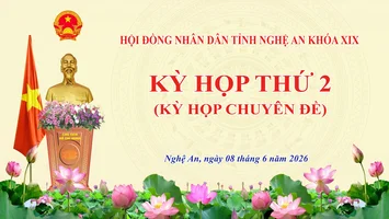 Thường trực HĐND tỉnh Nghệ An triệu tập Kỳ họp thứ 2, HĐND tỉnh khóa XIX (kỳ họp chuyên đề)