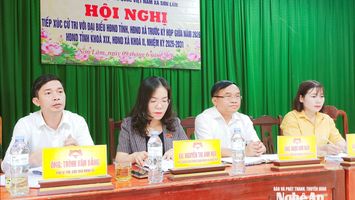 Đại biểu HĐND tỉnh tiếp xúc cử tri tại các địa phương trước kỳ họp thường lệ giữa năm 2026