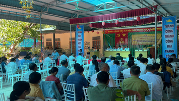Đại biểu HĐND tỉnh, xã tiếp xúc cử tri tại Bản Nưa, xã Con Cuông