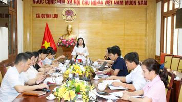 HĐND xã Quỳnh Lưu làm việc với UBND xã về giải quyết kiến nghị cử tri