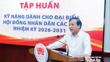 Phó Chủ tịch HĐND tỉnh Nguyễn Như Khôi: Mỗi đại biểu dân cử cần ý thức mình đang được cử tri cho “ứng trước” niềm tin và kỳ vọng