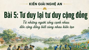 KIẾN GIẢI NGHỆ AN - Bài 5: Tư duy lại tư duy cộng đồng