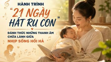 Hành trình “21 ngày hát ru con”: đánh thức những thanh âm chữa lành giữa nhịp sống hối hả