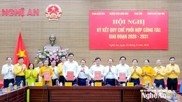 Quy chế phối hợp công tác giữa Đoàn ĐBQH, Thường trực HĐND, UBND và Ủy ban MTTQ Việt Nam tỉnh giai đoạn 2026 - 2031: Quyết tâm chính trị và thống nhất cao vì sự phát triển chung của tỉnh