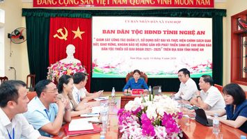 Ban Dân tộc HĐND tỉnh Nghệ An: giám sát việc quản lý đất đai, giao đất giao rừng gắn với phát triển sinh kế tại Tam Hợp và Nghĩa Lâm