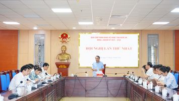 Đảng bộ HĐND tỉnh Nghệ An tổ chức Hội nghị Ban Chấp hành lần thứ nhất
