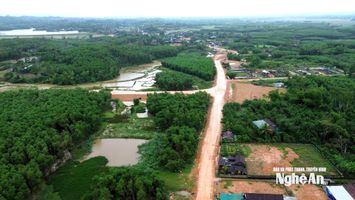 Quan tâm sửa chữa, đẩy nhanh thi công các tuyến đường qua xã Tân Kỳ, Nghĩa Hành