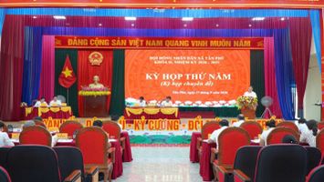HĐND xã Tân Phú khóa II, nhiệm kỳ 2026 - 2031 tổ chức Kỳ họp thứ 5
