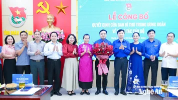 Đồng chí Hồ Phúc Hải giữ chức Bí thư Tỉnh đoàn Nghệ An