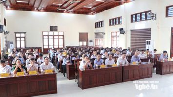 Đại biểu Quốc hội tiếp xúc cử tri xã Đông Lộc trước Kỳ họp thứ 2, Quốc hội khóa XVI