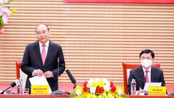 Chủ tịch nước Nguyễn Xuân Phúc làm việc với Ban Thường vụ Tỉnh ủy Nghệ An