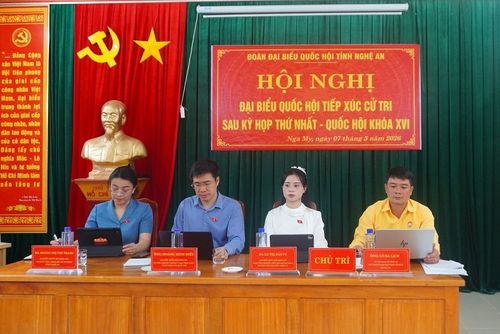 Cử tri xã Nga My kiến nghị đầu tư hạ tầng, tháo gỡ vướng mắc đất sản xuất