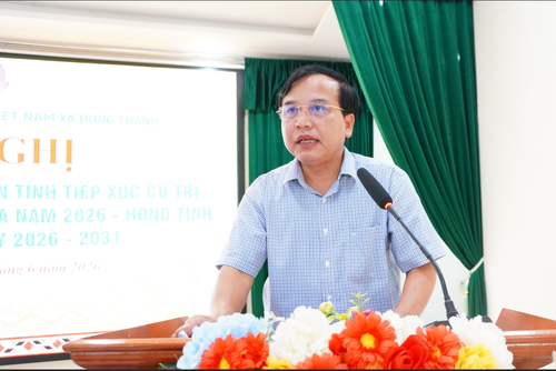 Cử tri xã Đông Thành kiến nghị sớm có giải pháp đầu tư, nâng cấp hệ thống nước sạch trên địa bàn