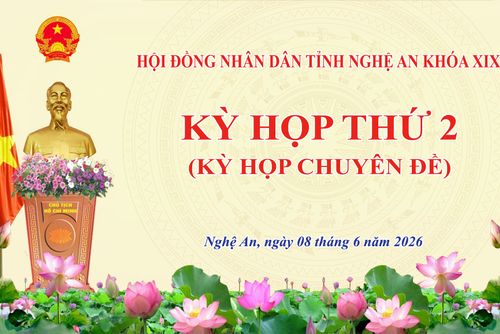 Thường trực HĐND tỉnh Nghệ An triệu tập Kỳ họp thứ 2, HĐND tỉnh khóa XIX (kỳ họp chuyên đề)