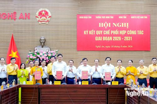 Quy chế phối hợp công tác giữa Đoàn ĐBQH, Thường trực HĐND, UBND và Ủy ban MTTQ Việt Nam tỉnh giai đoạn 2026 - 2031: Quyết tâm chính trị và thống nhất cao vì sự phát triển chung của tỉnh