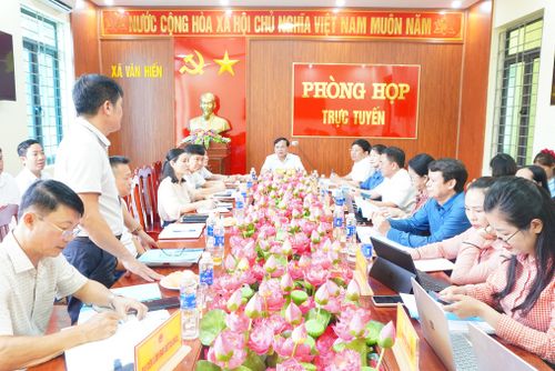 Phó Chủ tịch HĐND tỉnh Nguyễn Như Khôi giám sát việc vận hành chính quyền 2 cấp tại xã Văn Hiến