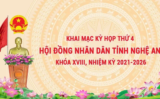 Video: Khai mạc Kỳ họp thứ 4, Hội đồng nhân dân tỉnh Nghệ An khóa XVIII, nhiệm kỳ 2021-2026