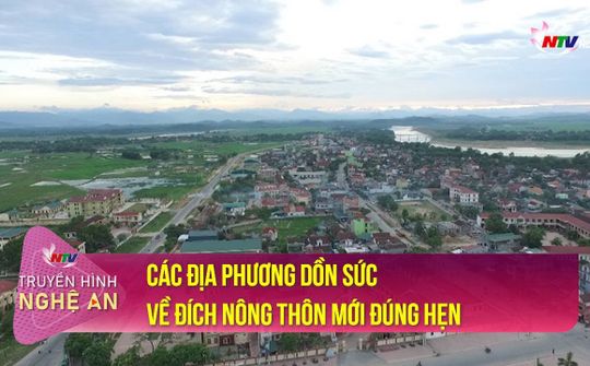 Các địa phương dồn sức về đích Nông thôn mới đúng hẹn