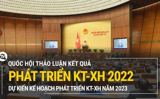 Trực tiếp: Quốc hội thảo luận kết quả phát triển KT-XH năm 2022, dự kiến kế hoạch phát triển KT-XH năm 2023