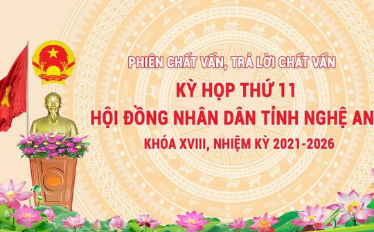 Trực tiếp: Chất vấn,trả lời chất vấn- Kỳ họp thứ 11- HĐND tỉnh Nghệ An khóa XVIII, nhiệm kỳ 2021-2026
