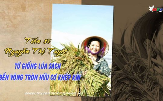 Tiến sỹ Nguyễn Thị Tuyết - Từ giống lúa sạch đến vòng tròn hữu cơ khép kín