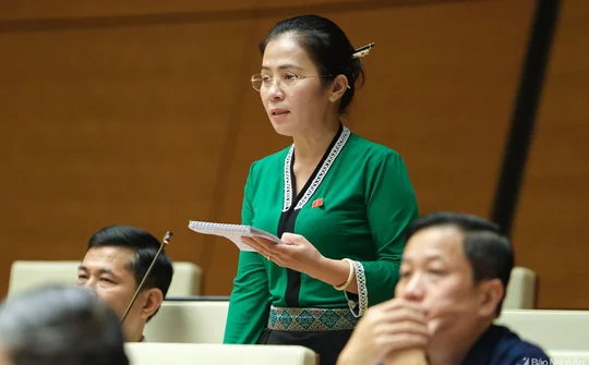ĐBQH Võ Thị Minh Sinh (Nghệ An): việc thực hành tiết kiệm, chống lãng phí phải gắn bó chặt chẽ với công tác đấu tranh phòng, chống tham nhũng, tiêu cực