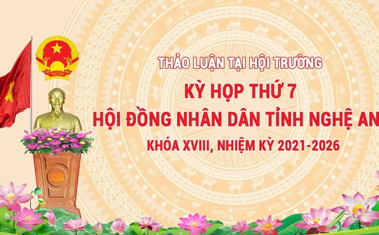 [Trực tiếp] Thảo luận tại hội trường - Kỳ họp thứ 7 - Hội đồng nhân dân tỉnh Nghệ An khoá XVIII