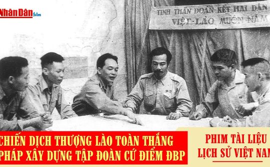 Chiến dịch Thượng Lào toàn thắng - Pháp xây dựng tập đoàn cứ điểm Điện Biên Phủ